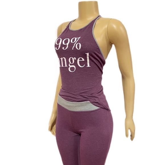 Victoria’s Secret 99% Angel super soft tank & pants pajama large - Picture 9 of 10
